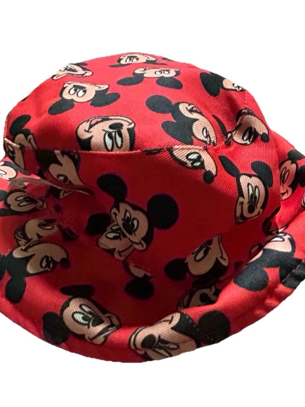 Toddler Disney Mickey Mouse Reversible Summer Sun Hat Size 1-3 Years